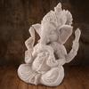 Sandstone Hindu Elephant Statue Ganesha Buddha Sculpture Figurine Home Decor
