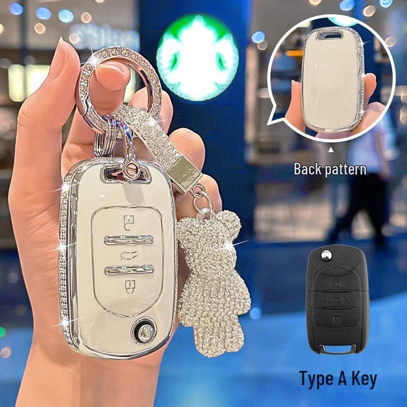 Wuling and Starlight Bingo Key Cover for Hongguang Miniev, Macaron Journey, and Hongguang Plus