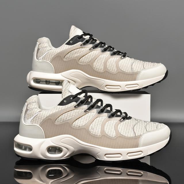 

Кроссовки на воздушной подушке, мужские дышащие кроссовки для бега, легкие вязаные сетчатые кроссовки вамп, прогулочная обувь, теннисная обувь, мужская уличная обувь 44