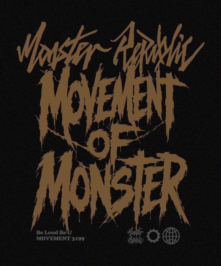 MONSTER REPUBLIC Rogue Movement Brown Sweatshirt Black_3199