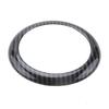 Car Rear Badge Ring Cover Logo Frame Trim Carbon/Glossy Black Sticker Fit For BMW 1 Series F20/F21 2011 - 2019 Car