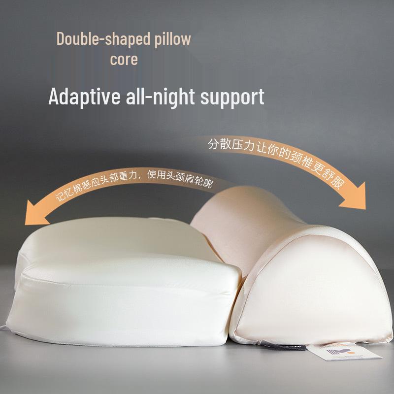 Zero Pressure Memory Foam Neck Support Pillow for Sleep - Adult Traction Design