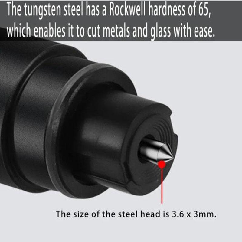 Automotive Safety Hammer For Emergencies Featuring Metal Construction Easy Grip Design Rapid Evacuation In Crisis Moment M4YD