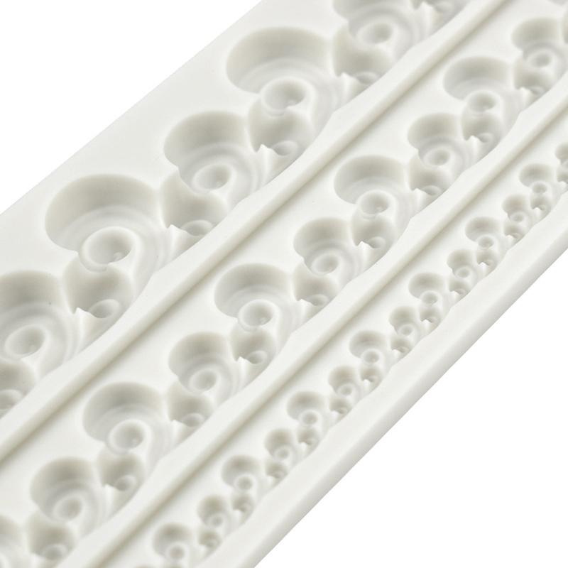DIY Handmade Silicone Fondant Mold Whale Wave Shape Chocolate Sugar Craft Paste Mold DIY Candle Resin Crafts Durable