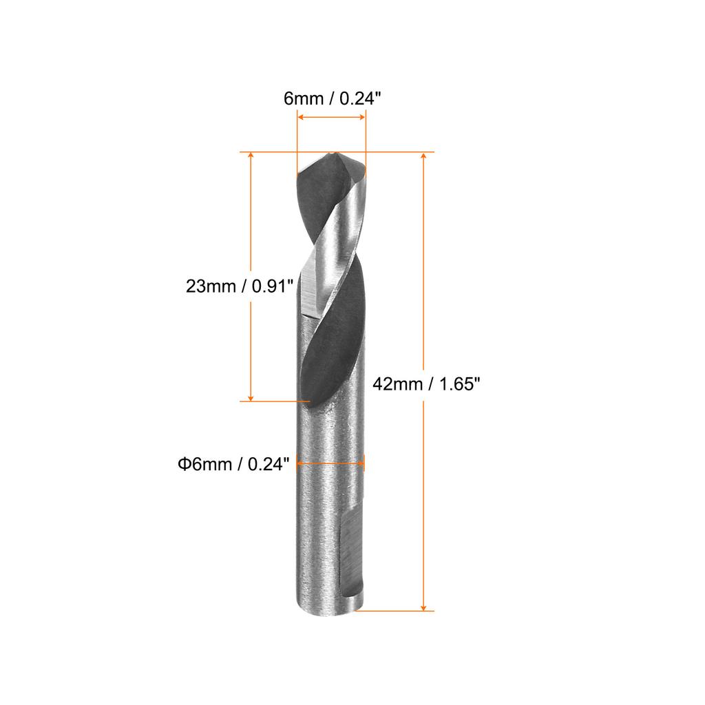 Uxcell 2/5/10pcs High-speed Steel Drill Bits for Hole Saws Arbor Replacement Wood Aluminum Plates