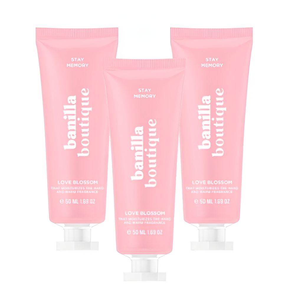 Manyo Factory Banilla Boutique Love Blossom Hand Cream 50ml x 3 [Long-lasting Scent / Floral Fragrance / Shea Butter]