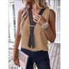 V-neck Sleeveless Casual Women’s Blouses & Shirts