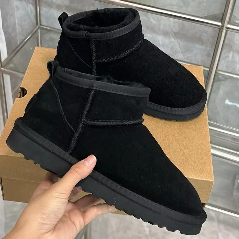 New 2026 Women Winter Ultra Mini Boot Designer Platform Boots for Warm Leather Ankle Fur Slippers Luxury Boots 35-44