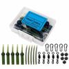 25PCS with Swivels Carp Fishing Kit Anti-Tangles Sleeves Fishing Terminal Tackle Kit  Carp Fishing