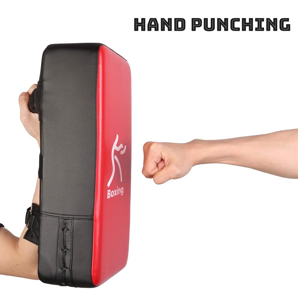 Odoland Set of Punching and Kicking 6oz Boxing Gloves with Premium PU Laser Kick Perfect for Kids and Striking Muay and Beginner Practice 3-Piece