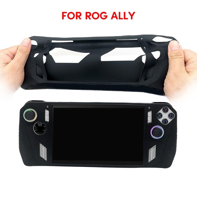 Soft Silicone Shell Protective Case Cover Full Protective Sleeve Handhelds Game Console Accessories Suitable for RogAlly