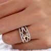 Fashionable Women'S Accessory Rings, Versatile Wedding Engagement Rings, Niche Design Bridal Jewelry