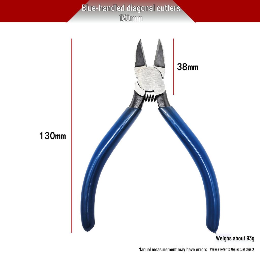 Precision Angled Industrial Wire Cutters: High-Hardness Manual Pliers for DIY & Electronic Components