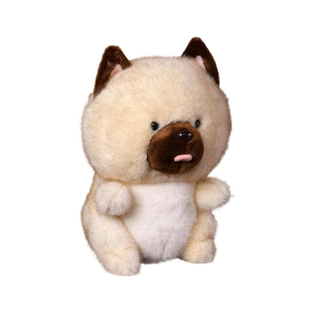 Cartoon Real Dog ,  Dragon Plush Toy Doll , Cute And Adorable Pet , Soothing Doll , Children's Doll , Birthday Gift