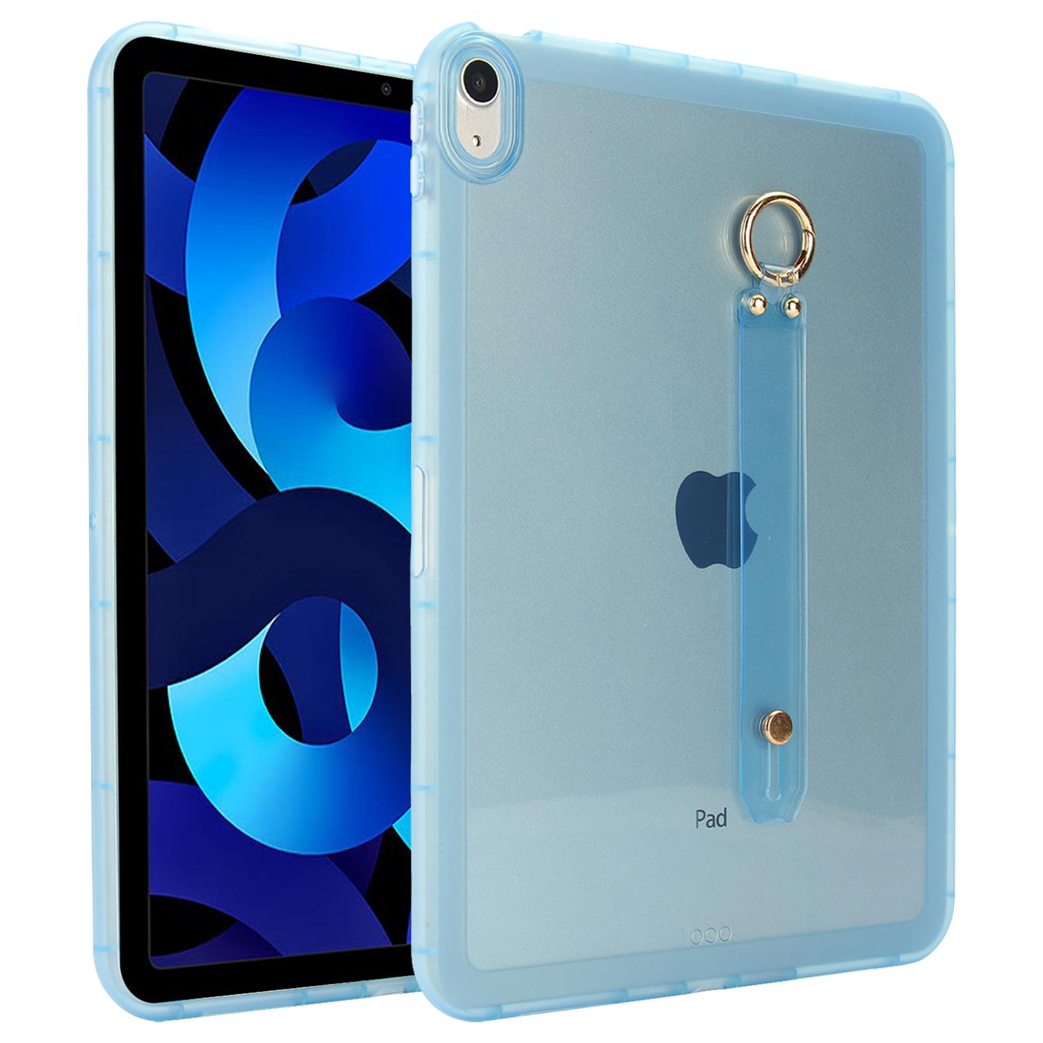 

Tablet Case For iPad Air 11 (2025)/(2024)/Air (2022)/(2020)/Pro 11-inch (2018) Shockproof TPU Cover with Wristband Blue