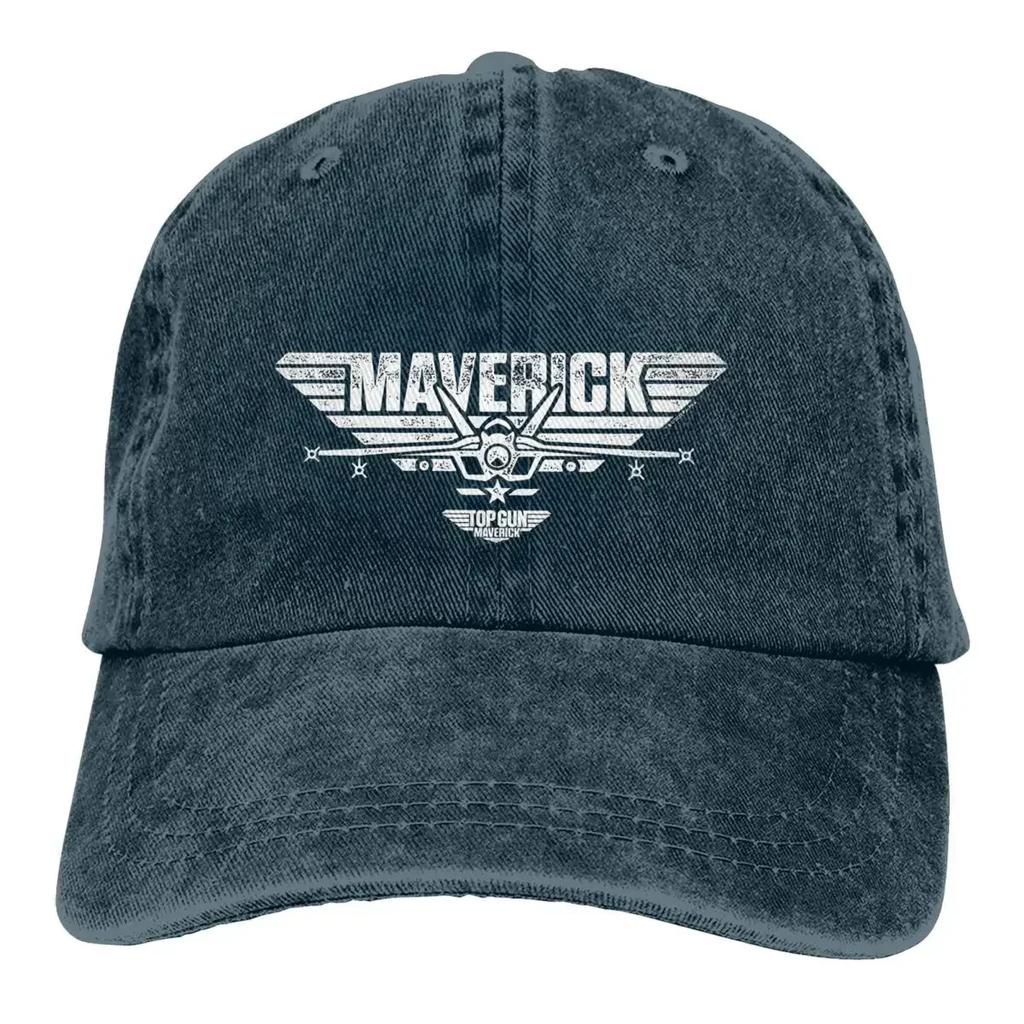 Multicolor Hat Peaked Men Womens Cowboy Cap Top Gun Maverick Centered Jet Logo Baseball Caps Personalized Visor Protect Hats
