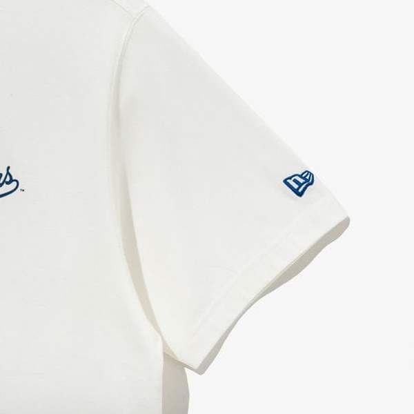 New Era Mlb La Dodgers Cheering Food T shirT Off whiTe 14536500