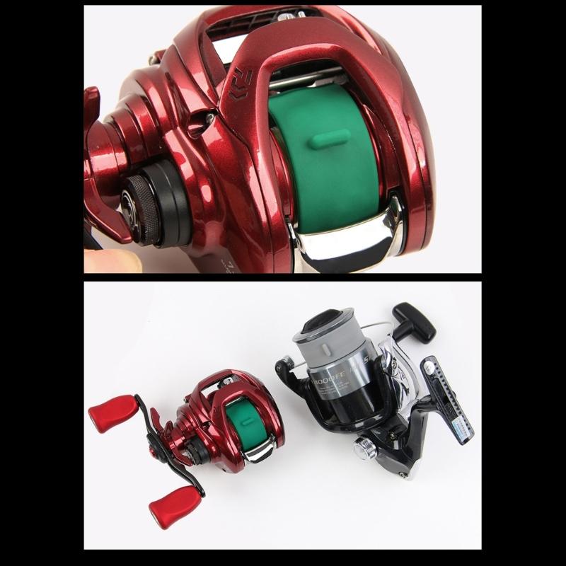 Silicone Fishing Spools Belt Reels Keeper Clip Line Spools Clamps Line Keeper High Elastic Protectors Fishing Accessories