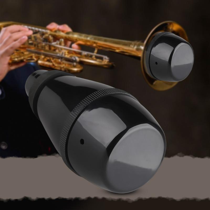 Plastic Trumpet Mute Silencers Noise Reduction Practice Mute Muffler Portable Silencers Trumpet Accessories Enduring