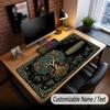 Tree of Life Theme Custom Mouse Pad Personalized With Name Text Customized Desk Mat For Office Home Decor