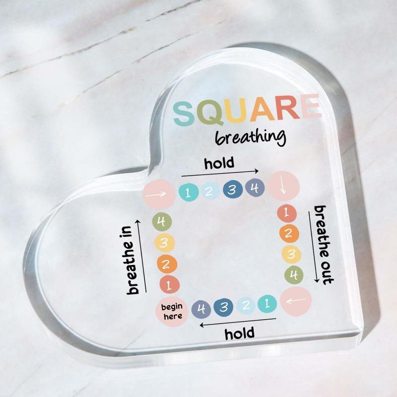 Psychotherapy Affirmations Heart - Mental Health Sign for Counselors & Social Workers