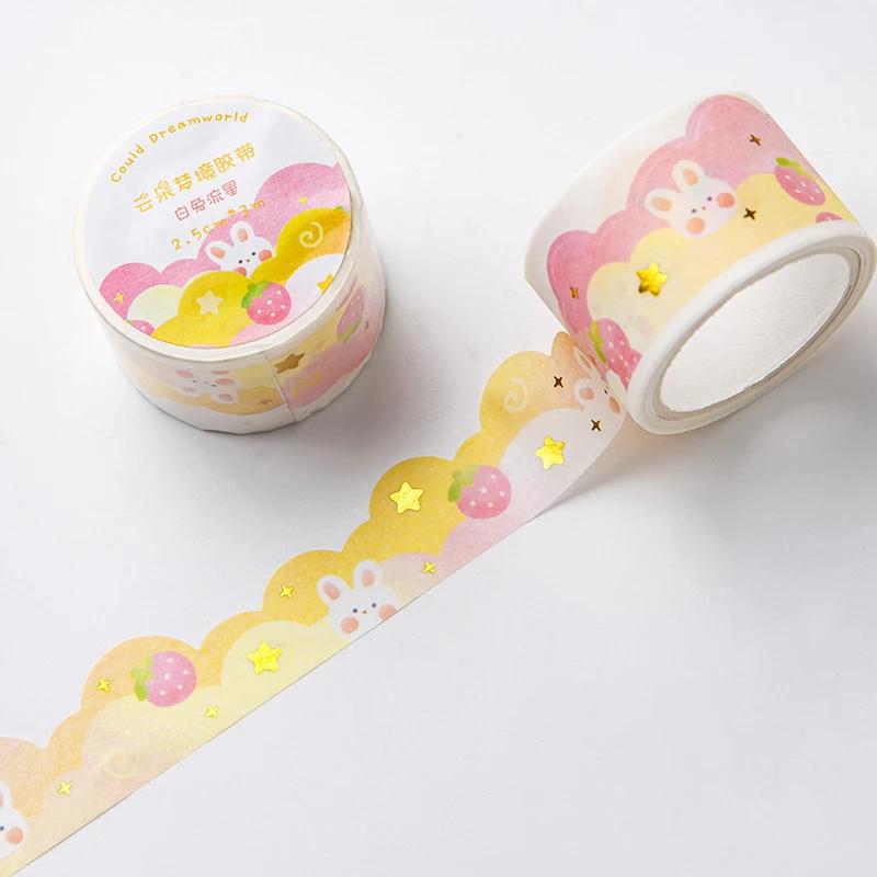 Kawaii Gradient Clouds Washi Tapes DIY Scrapbooking Journal Planner Diary Stickers Cute Masking Tape Korean Stationery OfficeKaw