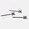 Simple Black Cats Hair Clip for Women Girl Lovely Cats Hairpin Hair Styling Barrettes for Various Hair Type and Occasion