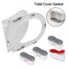 Toilet Paster Buffering Protective Antislip Toilet Cover Gasket Bumper Self-adhesive Cushion
