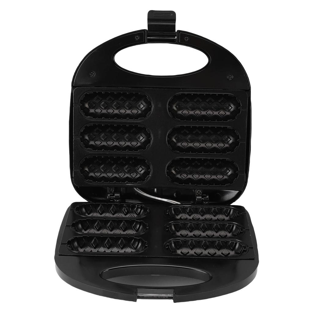 Corn Dog Maker Fast Heating 6 Hotdog Capacity Auto Temperature Control Anti Stick 750W Hot Dog