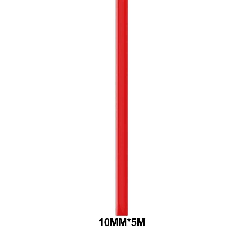 3M /5M DIY Auto Stoßfänger Selbstklebende rote Zierleiste Verdicktes PVC-Material zur Vermeidung von Karosseriekratzern Dekorieren Autozubehör