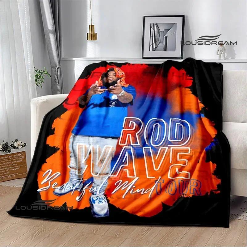 Rapper rod wave printed blanket Warm Flannel Blankets Soft and Comfortable blanket Home Travel Blanket bed linings Birthday Gift