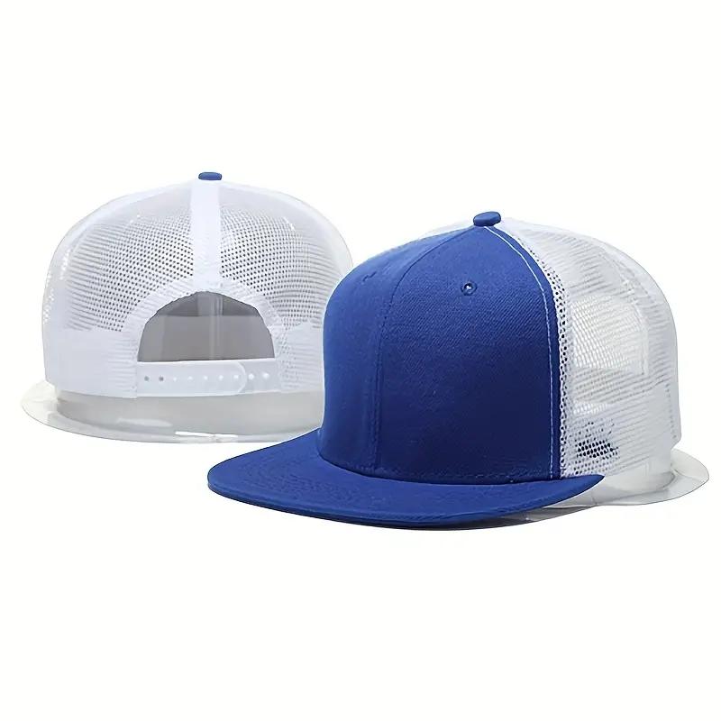 Fashion Unisex Cap Acrylic Plain Snapback Hat High Quality Adult Hip Hop Baseball Cap Men Women Mesh Cap Outdoor Leisure Basebal