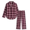 Womens/Ladies Flannel Long Pyjama Set
