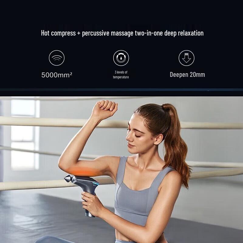 SKG X7 Percussion Muscle Massager with Heat