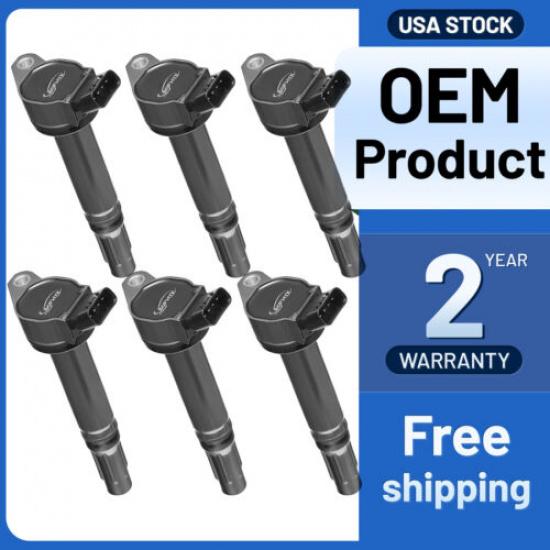 Ignition Coil Pack For Toyota Camry Rav4 Avalon Lexus RX350 ES350 UF487 Set Of 6