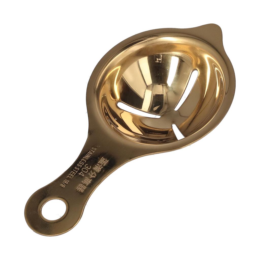 Stainless Steel Egg Separator Divider Egg White Yolk Filter Baking Tools for Kitchen UseGold