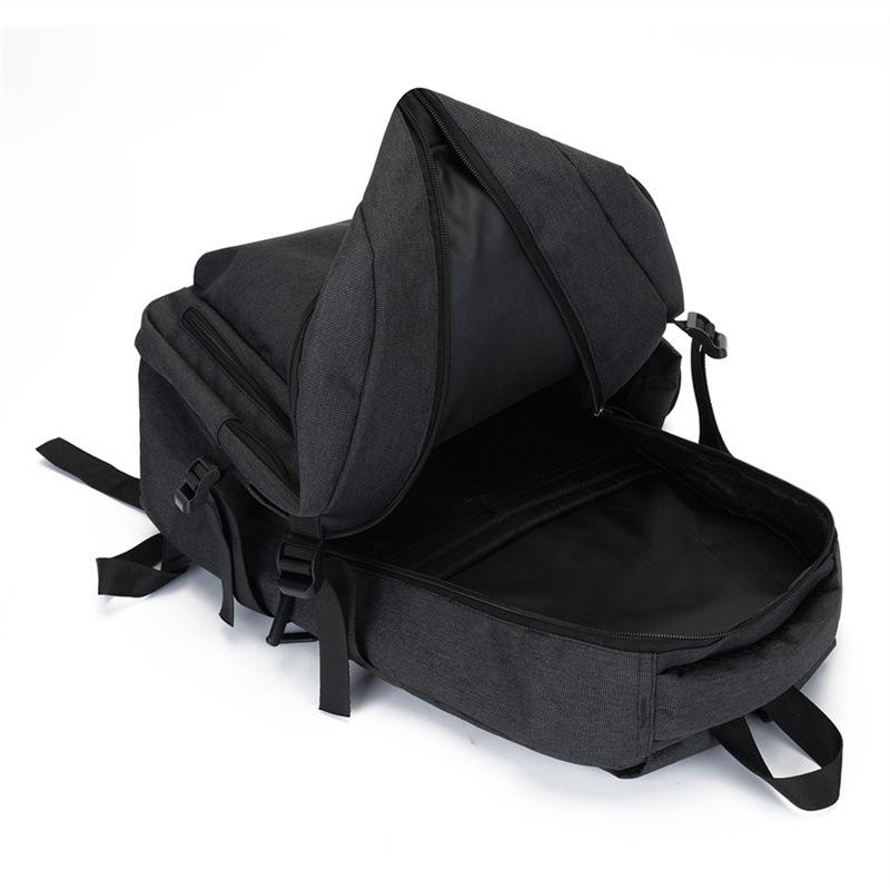 Backpack, Student Schoolbag, New College Student Simple and Versatile Multi-layer Niche Design Sense of Burden Reduction Backpack