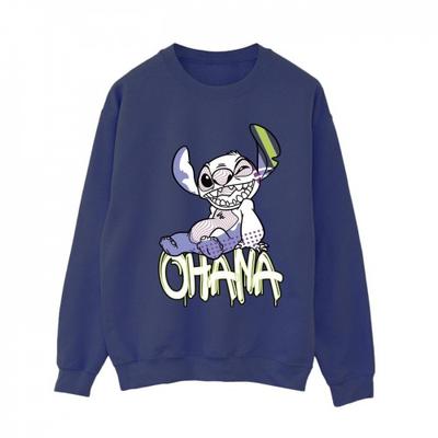 Damen/Damen Lilo und Stitch Ohana Graffiti Sweatshirt