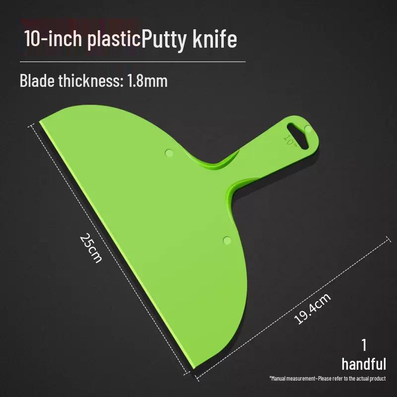 Plastic Putty Knife: Versatile Scraper for Dirt, Wallpaper, Glass, Tile, Glue, and Grout.