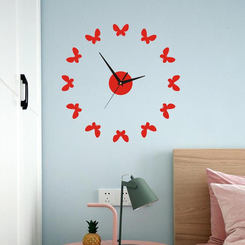 Creative DIY Wall Clock for Living Room, Fashionable and Simple Wall Clock, European Silent Clock, Decorative Clock