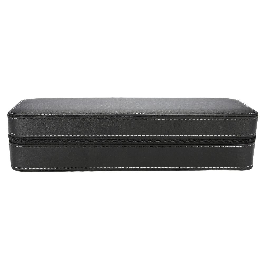 6 Slots Watch Box Jewelry Display Storage Wrist Watch Present Box Case
