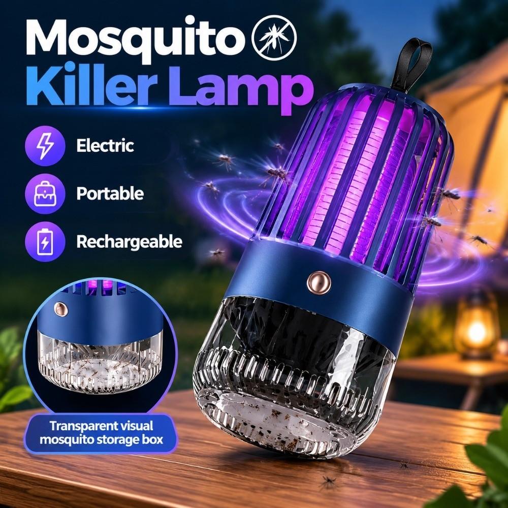 Elektrische Mückenvernichterlampe Tragbare Insektenfalle Nachtlicht Insektenvernichter Outdoor Camping