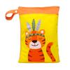 Special Offer Promotion Series 25*35cm Carton Wet Bags Polyester Waterproof Swimsuit Bag Double Pocket Baby Diaper Dry Wet Bag