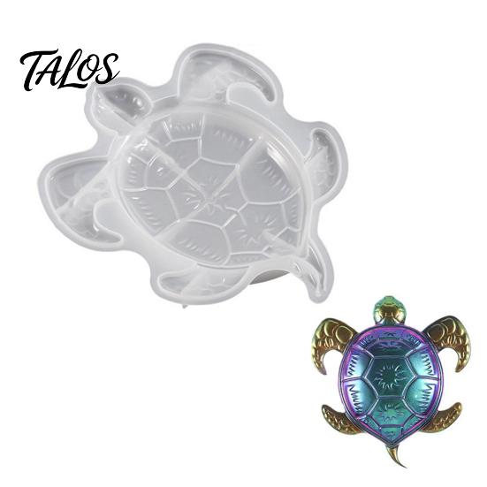 Ocean Themed Resin Art Large Sea Turtle Mold, 3D Silicone Mold for Epoxy Casting, Detailed Marine DIY Animal Molds Wall Hanging Decoration,