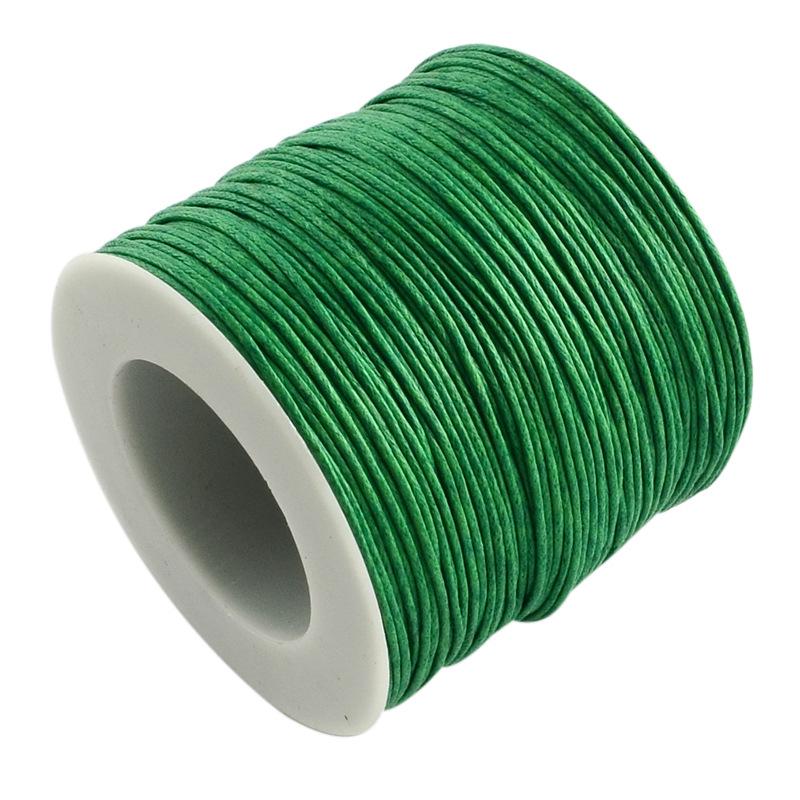 Wenwan Korean Wax Thread Leather Cord for DIY Bracelet and Necklace Crafting
