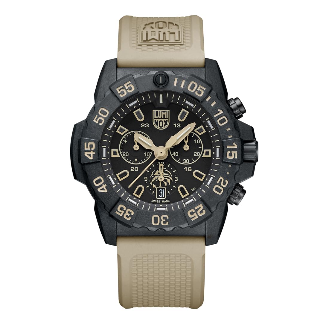 

Годинник Luminox NAVY SEAL CHRONOGRAPH 3580 SERIES Beige [Liberta] Diver s Ref.3590.NSF.SET Men s чорний