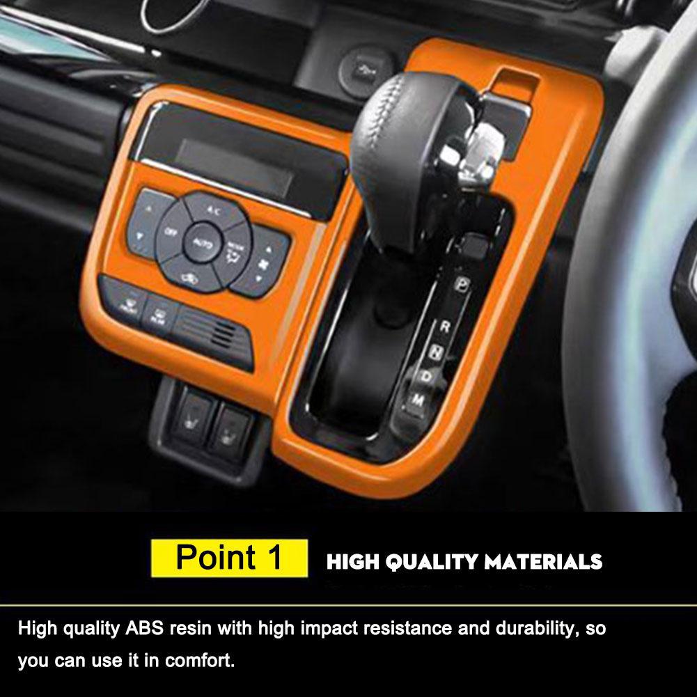 For Suzuki Spacia Custom 2024 RHD Center Control Panel Decorative Sticker X Sequined Decorative Stickers Car Styling Accessories