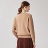 Zhaojun Women's 100% Cashmere Crew Neck Knit Sweater