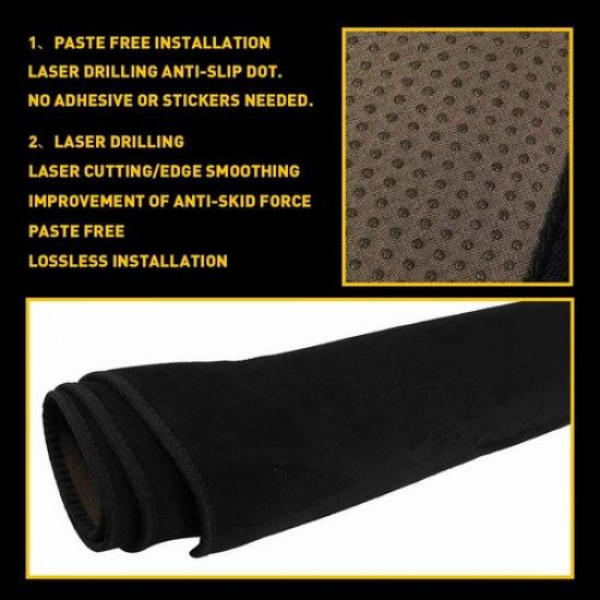 Dash Cover Mat For 1999-2006 Silverado/Tahoe/Suburban Chevy Black Dashboard Pad