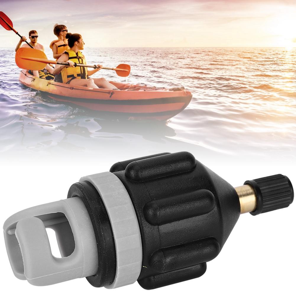 2Pcs Air Pump Inflator Surfboard Paddle Board Canoeing Adapter Heads Accessory